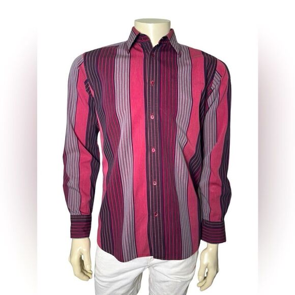 Ted Baker Long Sleeved Casual Dress Shirt Gently Used Great Shape Size 3 - Picture 5 of 7